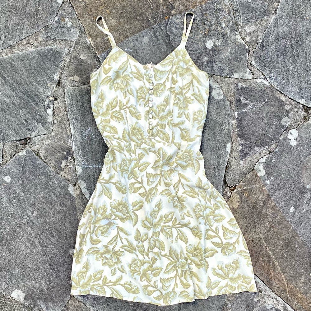 VINTAGE BANANA REPUBLIC Floral Neutral Sundress!